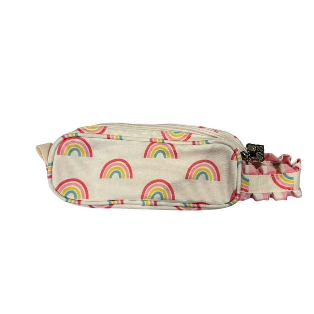NWOT Sugar Bee Rainbow Print‎ Kids Pencil pouch
